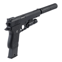 Пистолет "Пневматический чемпион" с лазером, глушителем и увеличенной обоймой