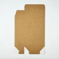 Коробка подарочная складная крафтовая, упаковка, 16 х 23 х 7.5 см