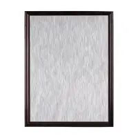 Плакетка Plaque, малая, венге с серебристой пластиной