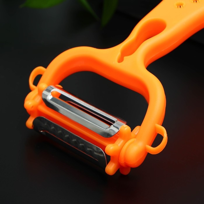 Овощечистка универсальная 6 в 1 Доляна, 20&times;10 см, цвет МИКС