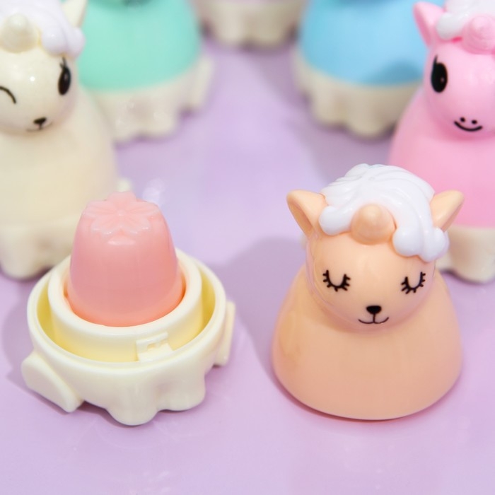 Бальзам для губ &laquo;Единорог&raquo;, микс цветов и ароматов