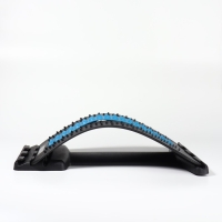 Массажёр для спины, трёхуровневый, 38 &times; 25 &times; 4 см, цвет синий