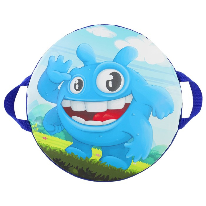 Санки-ледянки &laquo;Зубастик&raquo;, d=45 см