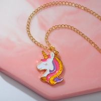 Кулон &laquo;Выбражулька&raquo; единорог, 40 см, цветной в золоте