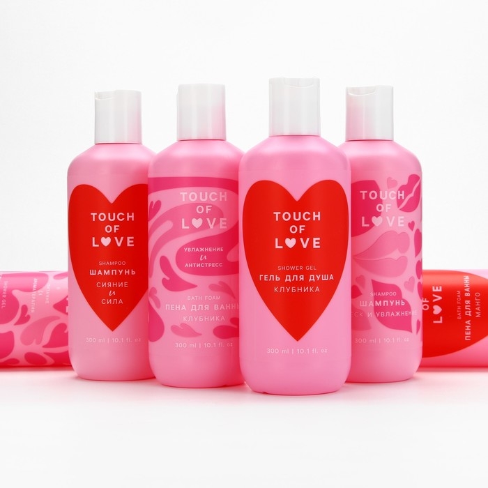 Гель для душа Just love, 300 мл, аромат кокоса, ЧИСТОЕ СЧАСТЬЕ