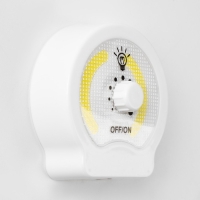 Фонарь-светильник "Мастер К", 220 лм, COB, 3 ААА, магнит, клейкая основа, 9 х 8.8 х 2.8 см