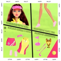 Кукла-модель шарнирная &laquo;Турнир по гольфу&raquo;, МИКС