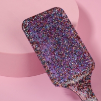 Расчёска массажная, широкая, 5,5 &times; 17,5 см, цвет МИКС