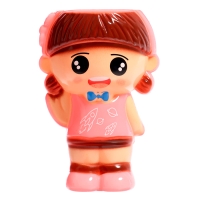 Набор для опытов &laquo;Весёлые прически, выращиваем травку&raquo;, девочка