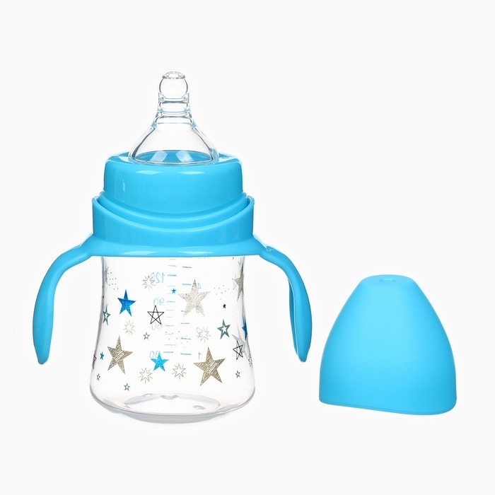 Бутылочка для кормления &Oslash;50мм ШГ, +0мес., 150мл, цвет голубой