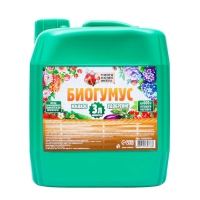 Органическое удобрение Биогумус "Рецепты дедушки Никиты", концентрат, канистра 3 л