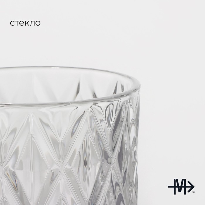 Набор стаканов Magistro &laquo;Богема. Ромбы&raquo;, 310 мл, 8,3&times;7,7&times;9 см, 6 шт