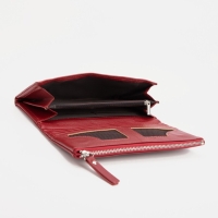 Кошелёк женский на магнитах, цвет красный