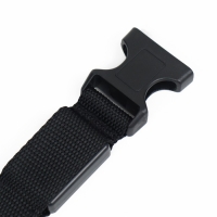 Ошейник с подсветкой размер XL, ОШ 52-60 х 2,5 см, 3 режима свечения чёрный