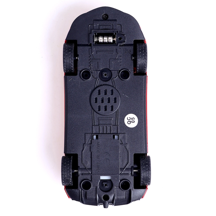 Машина металлическая &laquo;Купе&raquo;, 1:28, световые и звуковые эффекты, открываются двери, цвет красный