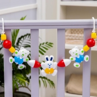 Растяжка на коляску/кроватку &laquo;Веселый зоопарк&raquo;, Аэлита