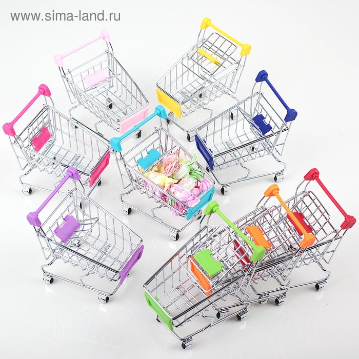 Корзина для мелочей Доляна, 12,5&times;8&times;11 см, цвет МИКС