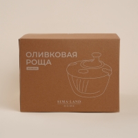 Центрифуга для сушки зелени SL Home &laquo;Оливковая роща&raquo;, 5 л, стекло, цвет оливковый