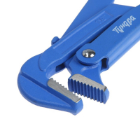 Ключ трубный рычажный ТУНДРА, плоский зажим 90&deg;, раскрытие до 50 мм, №2, 1 1/2"