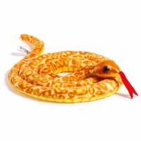 Мягкая игрушка &laquo;Змея&raquo;, 108 см, цвет оранжевый, жёлтый