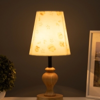 Лампа настольная BayerLux ЭКО "Сол" 1х40Вт Е27 светло-коричневый 20х20х45см