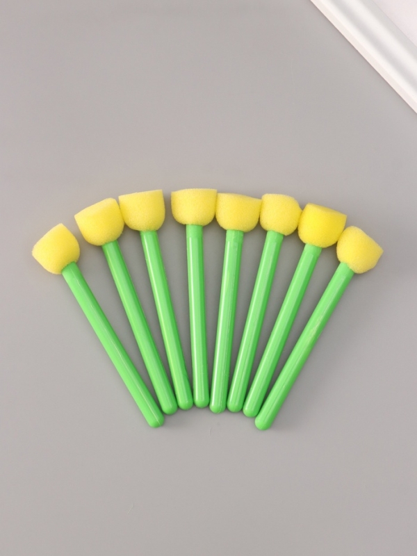 Набор кистей для рисования - спонжей, 8 шт 10х2 см