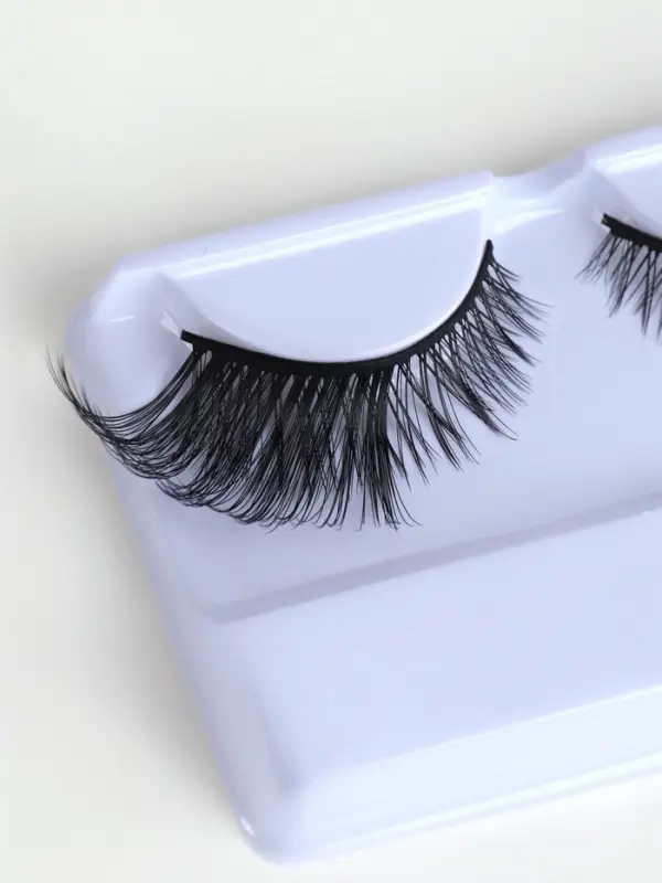 Ресницы накладные &laquo;Яркость&raquo;, 5-20 мм, без клея, чёрные