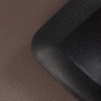 Коврик из дутого ПВХ, 51&times;81&times;1.9 см, коричневый - чёрный