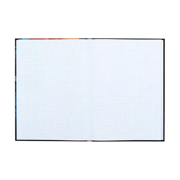 Колледж-тетрадь в твердой обложке 7БЦ, А4, 160 листов, ЛЕВ. МОЗАИЧНЫЙ НЕОН, блок в клетку, матовая ламинация, ВЫБОРОЧНЫЙ ЛАК