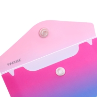 Папка-конверт на кнопке А7, 105 х 74мм, 180мкм, deVENTE Degrade, МИКС, тиснение фольгой, 3071320