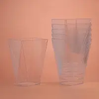 Форма пластиковая одноразовая для фуршета &laquo;Рубин&raquo;, 130 мл, прозрачная