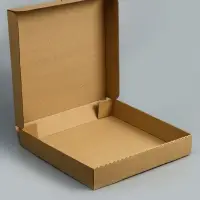 Упаковка для пиццы, бурая, 36 х 36 х 6 см