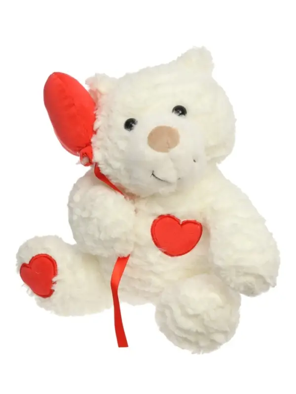 Мягкая игрушка "Мишка с сердечком" МИКС, 24 см