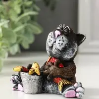 Фигура "Кот на рыбалке" 10 см