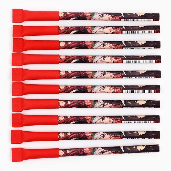 Ручка-эко шариковая, синяя паста, 1.0 мм &laquo;Новый год: Аниме&raquo;