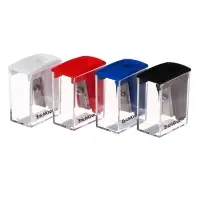 Точилка ErichKrause City Mini Classic, 1 отверстие, с контейнером, пластиковая, МИКС