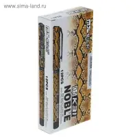 Ручка гелевая &laquo;Змея&raquo; 0.5 мм, стержень чёрный, игольчатый пишущий узел