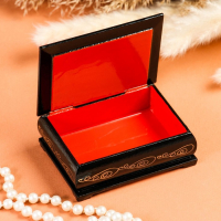 Шкатулка &laquo;Мишки&raquo;, 7,5&times;10 см, лаковая миниатюра