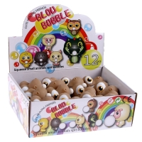 Мялка &laquo;Динозаврик&raquo; надувает шарик