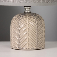 Лампа настольная "Пегас" 40Вт Е14 серый 16х16х25см