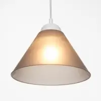 Плафон отдельный &laquo;Конус&raquo;, Е27, дымчатый, 25&times;25&times;15 см