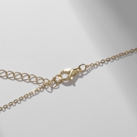 Кулон &laquo;Прелесть&raquo; сердце, оберег, цвет голубой в золоте, 40 см