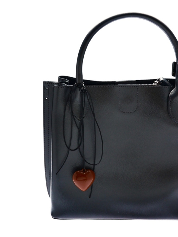 Портупея с кулоном &laquo;Сердечко&raquo;, трансформер, коричневая, 150 см