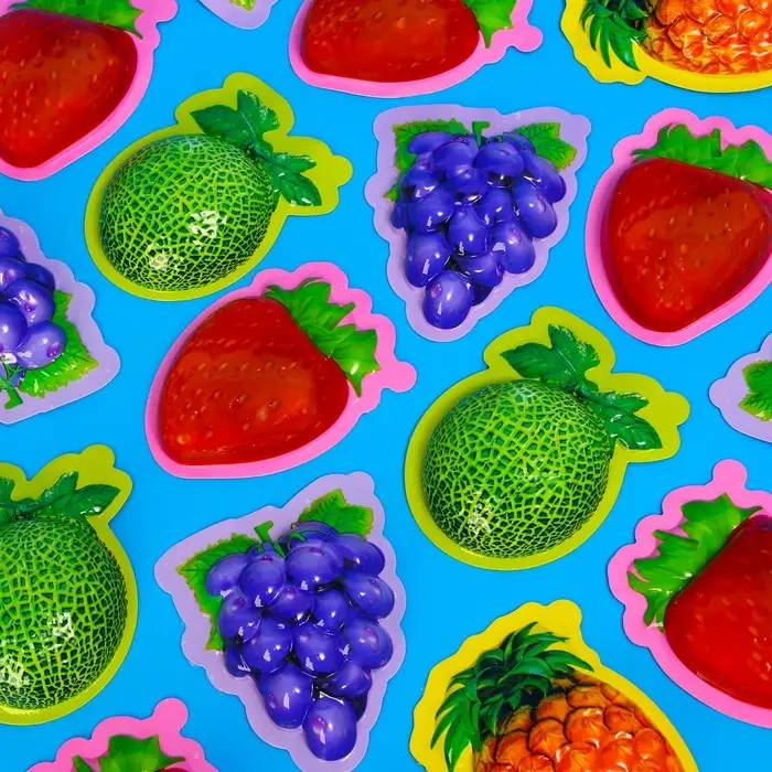 Драже "Прикольные фрукты"с хрустящей начинкой сахарное ассорти, 12г.