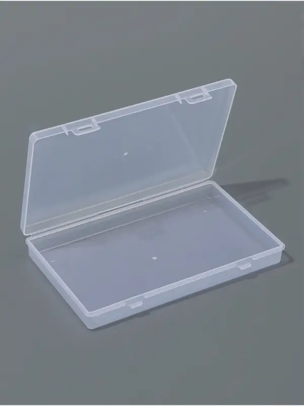 Бокс универс с крышкой 1секц 17,4*10,8*2,6см прозрач пакет накл QF