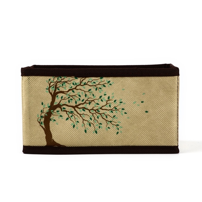 Органайзер для хранения, кофр для белья "Дерево", 10 х 18 х 10 см