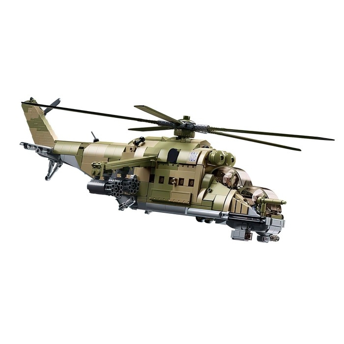 Конструктор Модельки &laquo;МИ-24С&raquo;, 1:35, 893 детали