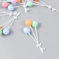 Декор для творчества пластик "Связка воздушных шаров" 3 шт 12,5 см