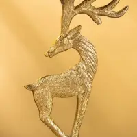 Подсвечник "Зимняя сказка" 10х10х17,5 см, алюминий, золотой