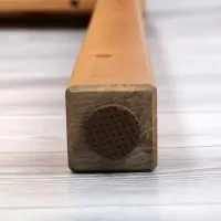 Накладка мебельная круглая ТУНДРА, d=25 мм, 18 шт., полимерная, коричневая